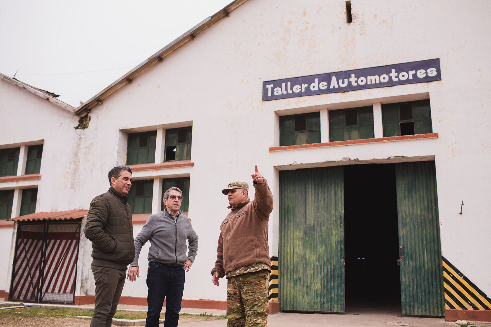 Pipi Traferri trabaja para crear una Escuela de Oficios en el Batallón de Arsenales de Fray Luis Beltrán
